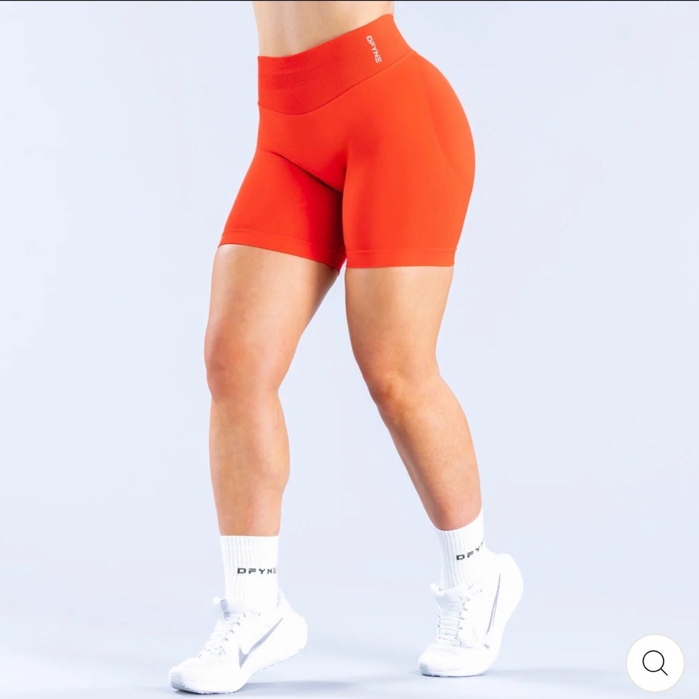 DFYNE 4.5” Orange Impact Shorts